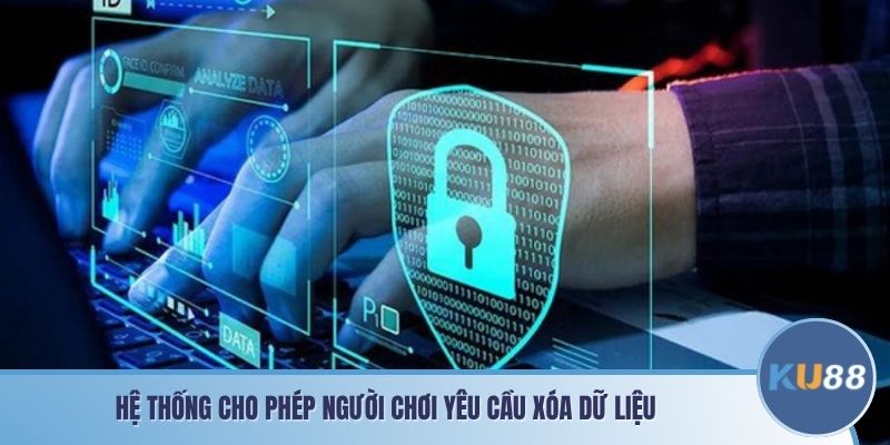 Hệ thống cho phép người chơi yêu cầu xóa dữ liệu